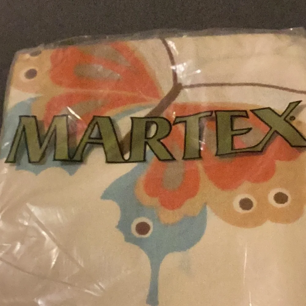 Martex Pillowcases Butterfly Yellow No Iron Vintage